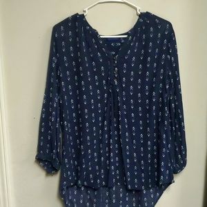 Navy blue blouse